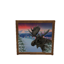 Canadian style moose art preview