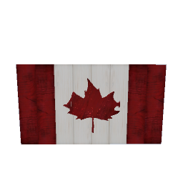 Canadian flag wall art