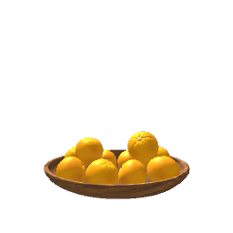 Dish of oranges