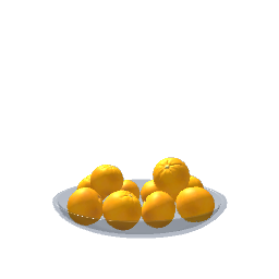 Dish of oranges 2
