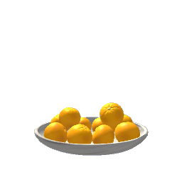 Dish of oranges 3