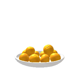 Dish of oranges 6