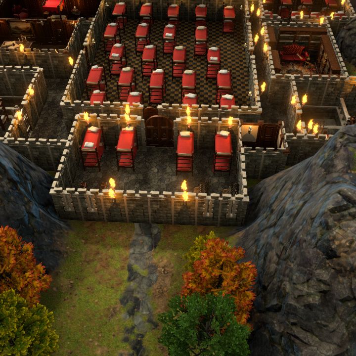 Island Fortress - Upstairs