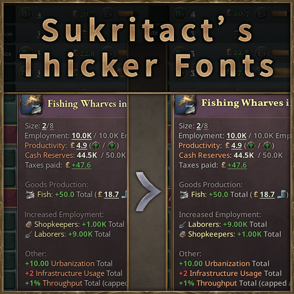 Sukritact's Thicker Fonts