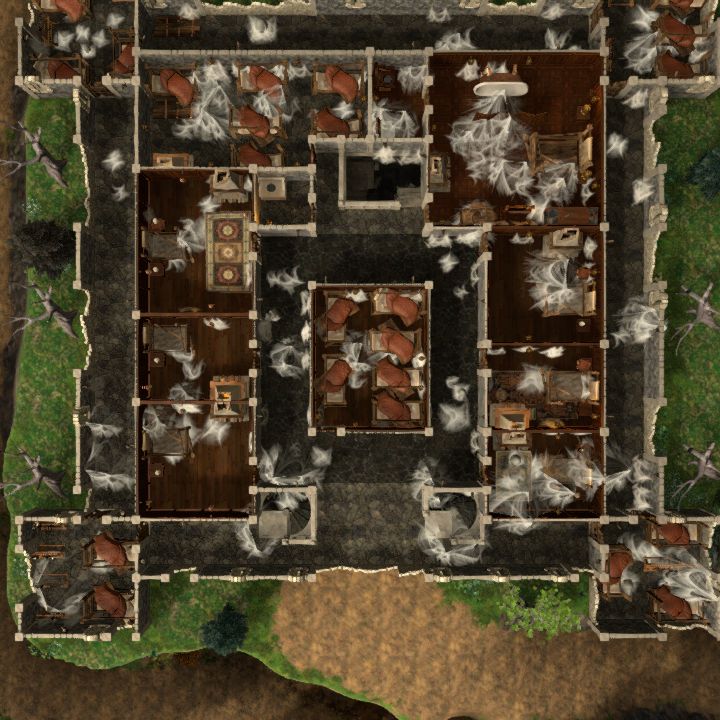 abandoned mountain castle 2nd floor