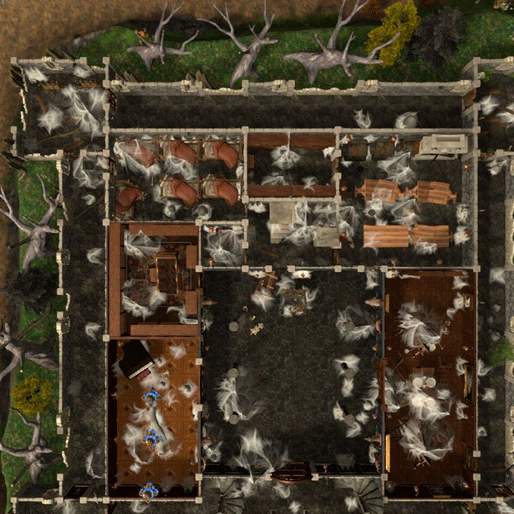 abandoned mountain castle