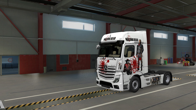 Walking Dead Skin Weiß