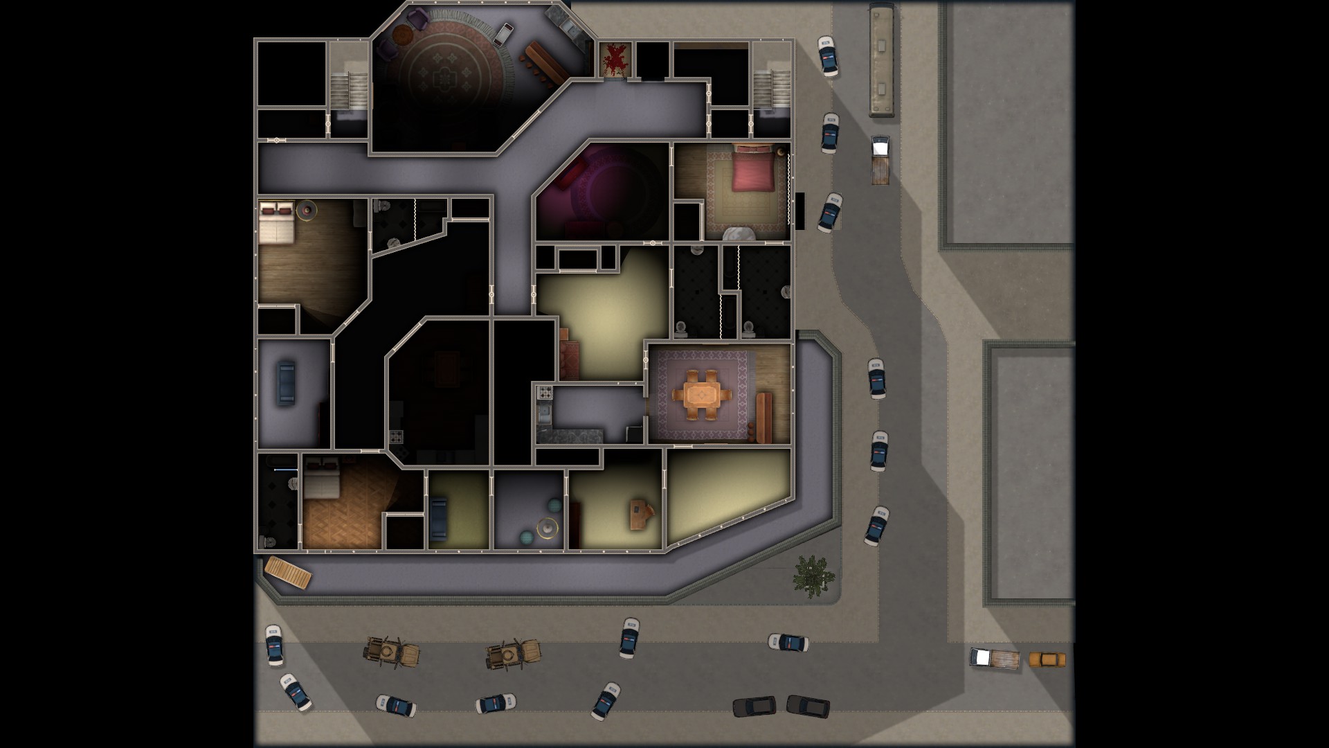 Chaos of penthouse