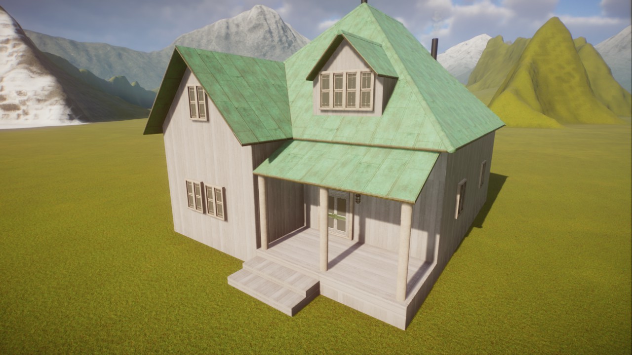 Rustic Farm House w/ Copper Roof