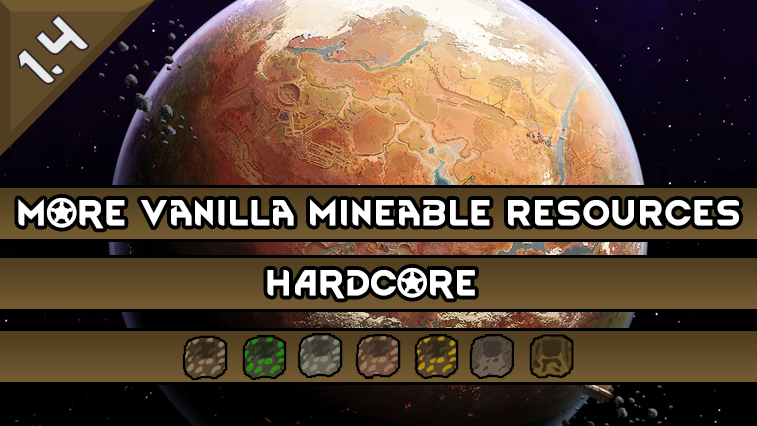 [GMT] Hardcore - More Vanilla Mineable Resources