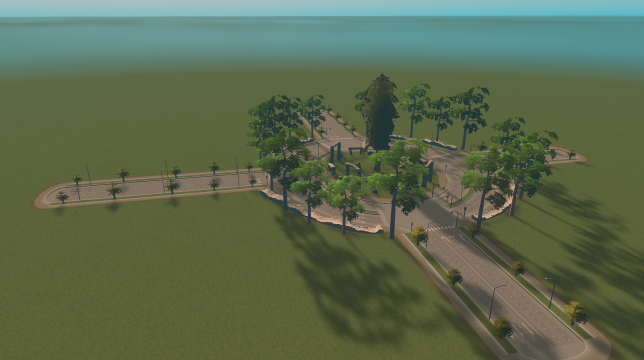 green roundabout