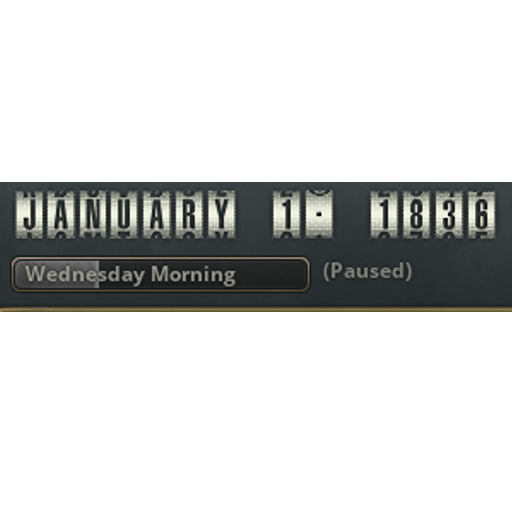 Counter Dial date clock Font