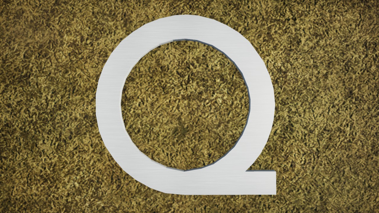 Art Deco Font - Q