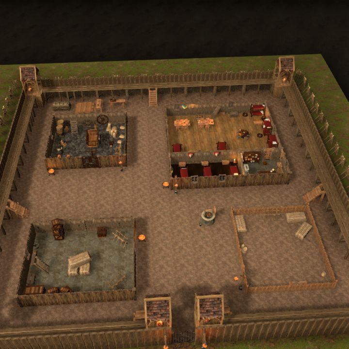 Wooden fort