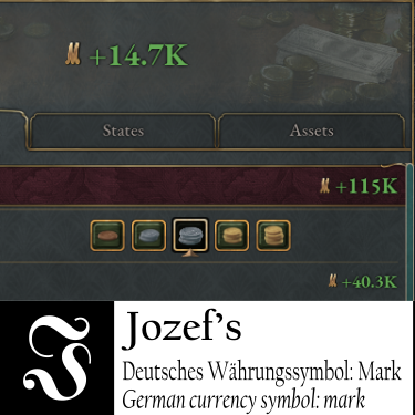 Jozef's German Currency Symbol: Mark