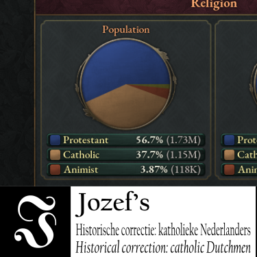 Jozef's Historical Correction: Catholic Dutchmen [DEPRECATED]