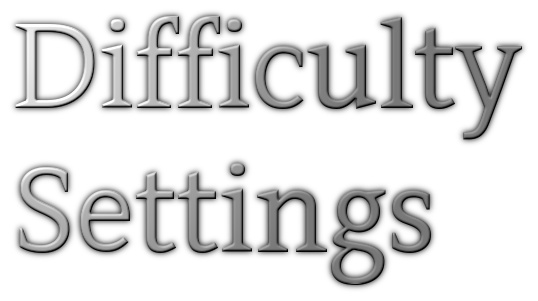 Difficulty Settings (v62)