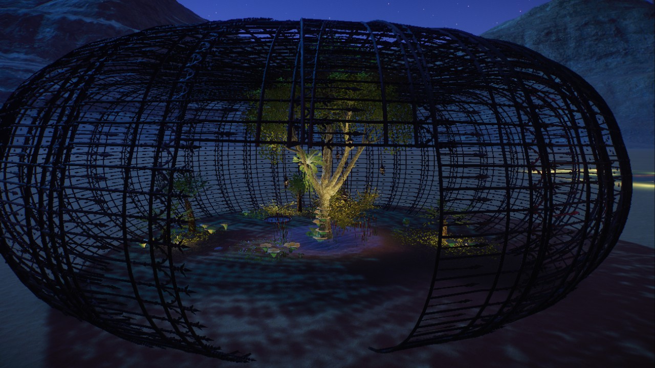 habitat, enclosure, shelter for naked-nosed wombat, Wombatgehege