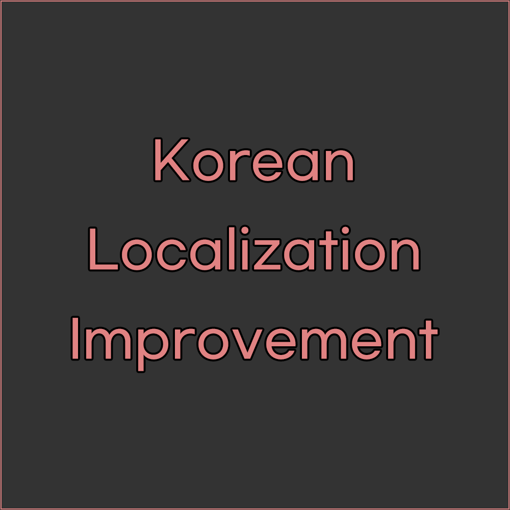 Korean Localization Improvement