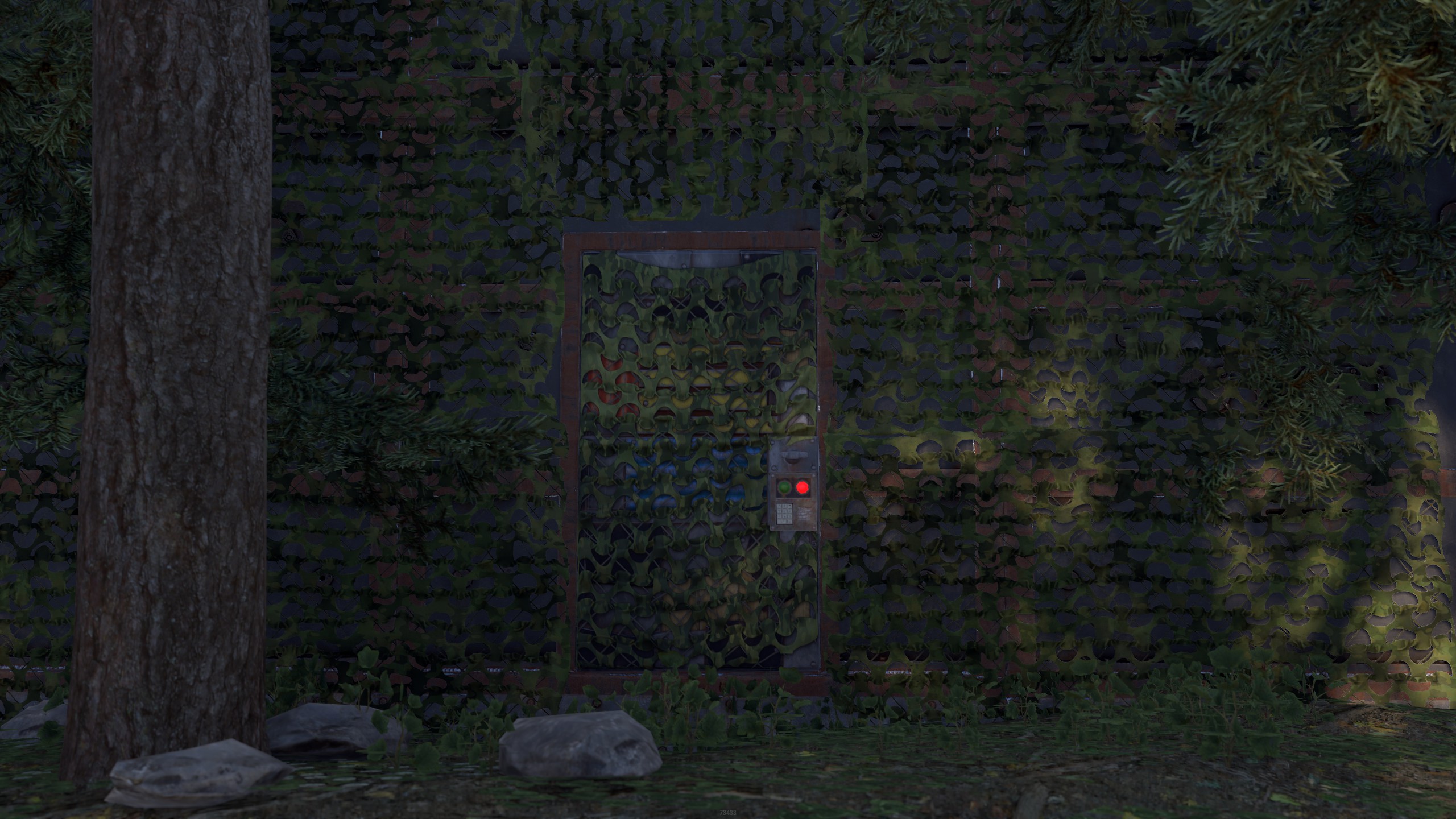 Camouflage Net Door