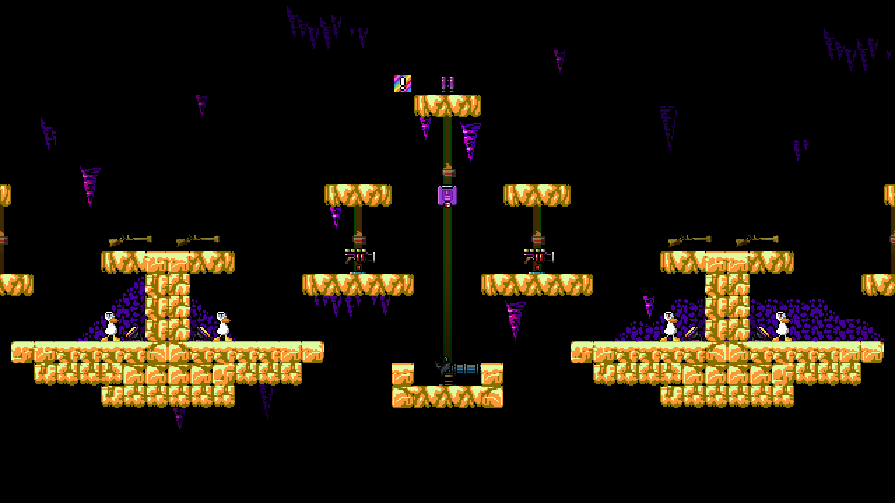 Pitch Black Mineshaft