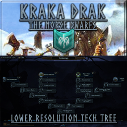 Cataph's Kraka Drak - squashed tech tree for lower resolution screens [It Works in 8.1]
