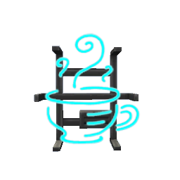 Coffee Neon Light- Blue