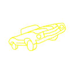 Car Neon Light- Yellow