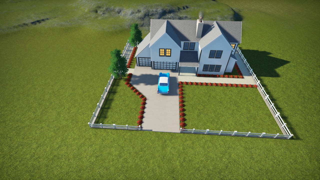 Modern American Country House.