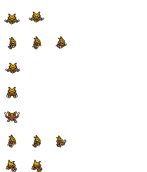 Shiny Alakazam and Shiny Arcanine