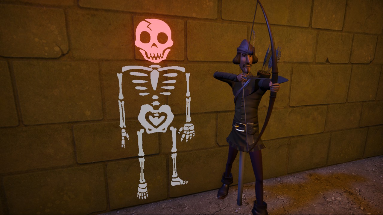 Skeleton Decal Head
