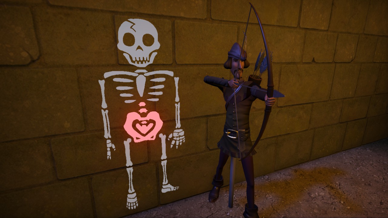Skeleton Decal Lower Torso
