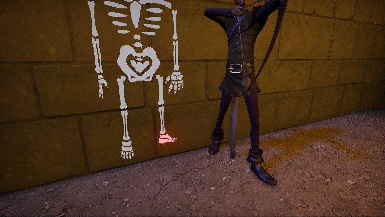 Skeleton Decal Foot