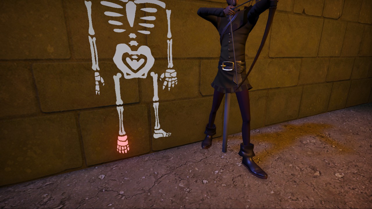 Skeleton Decal Foot 2