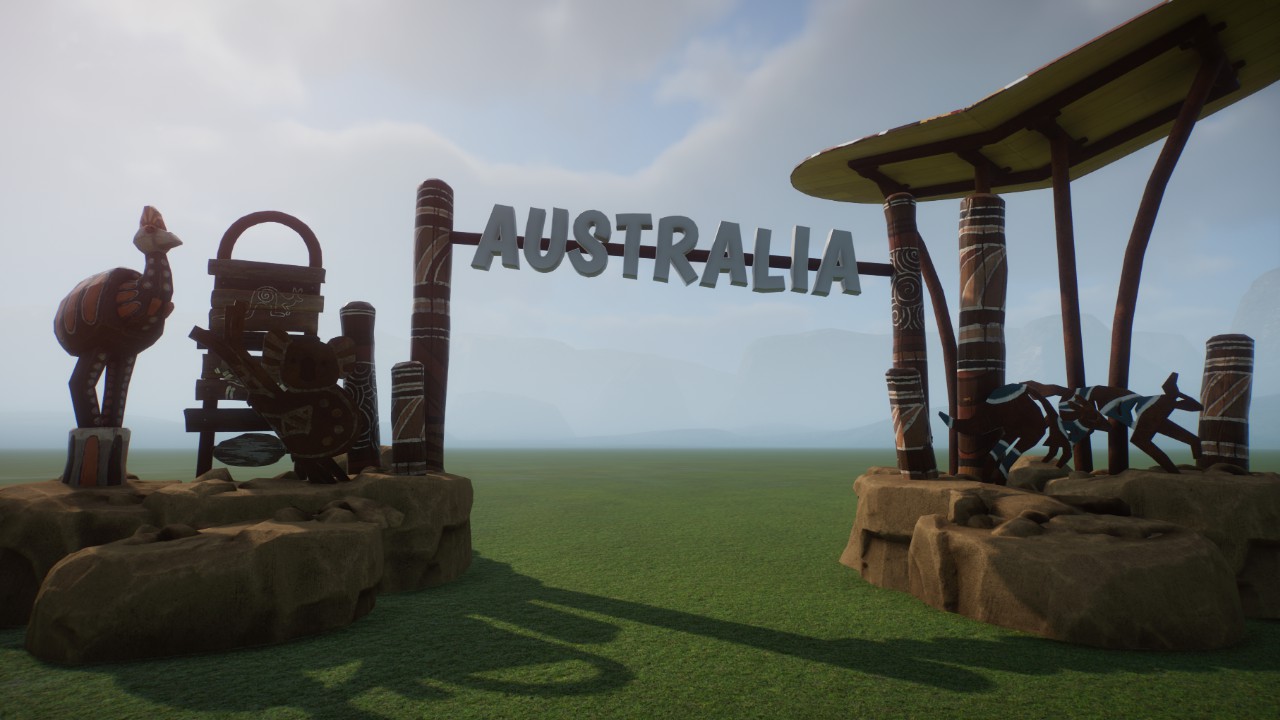 Australian entrance sign | by DeLadysigner