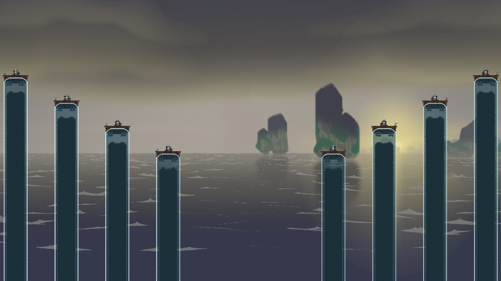 Water pillars