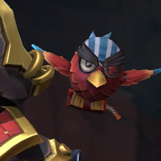 Pirates chess pawn-parrot
