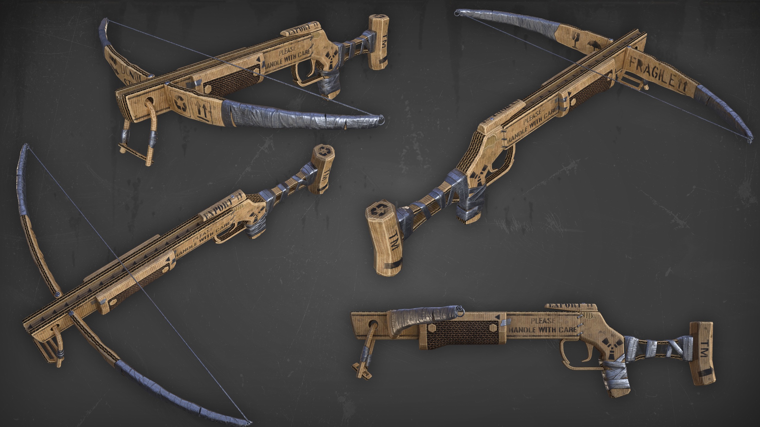 Cardboard Crossbow