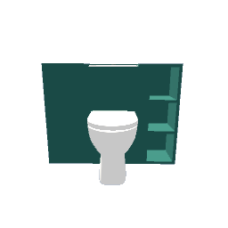 Toilet with pallet shelf 5 preview