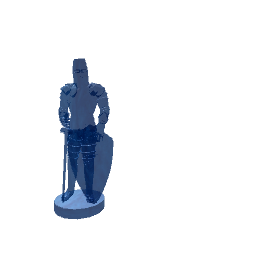 Chess piece knight- garden