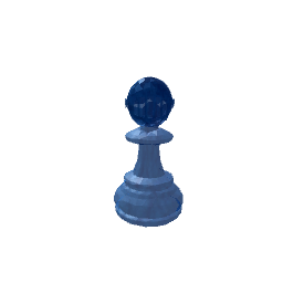 Chess piece pawn- garden