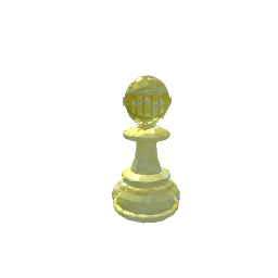 Chess piece pawn- garden 2