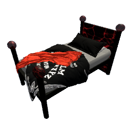 Dark fantasy style bed