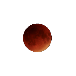 Blood moon wall decal