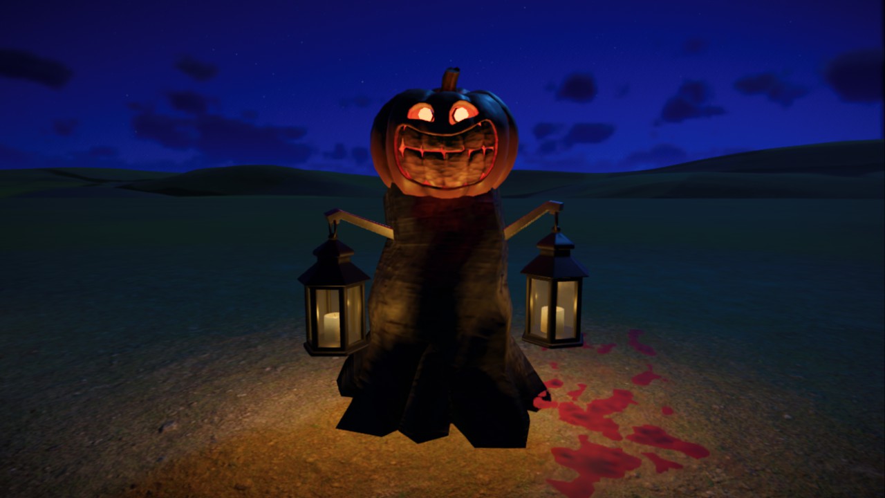 Pumpkin halloween decoration 🎃🔪