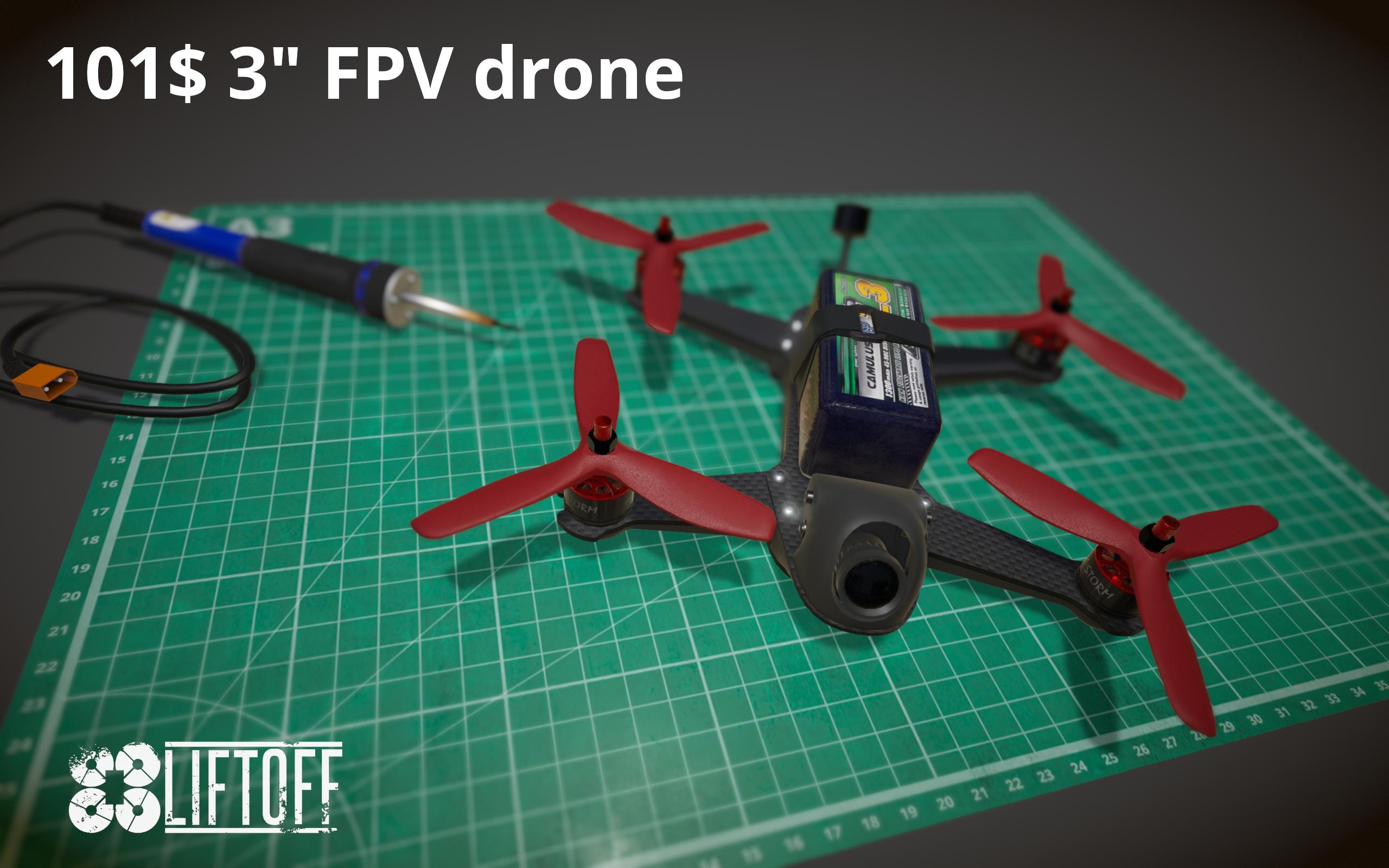 101$ 3" FPV drone