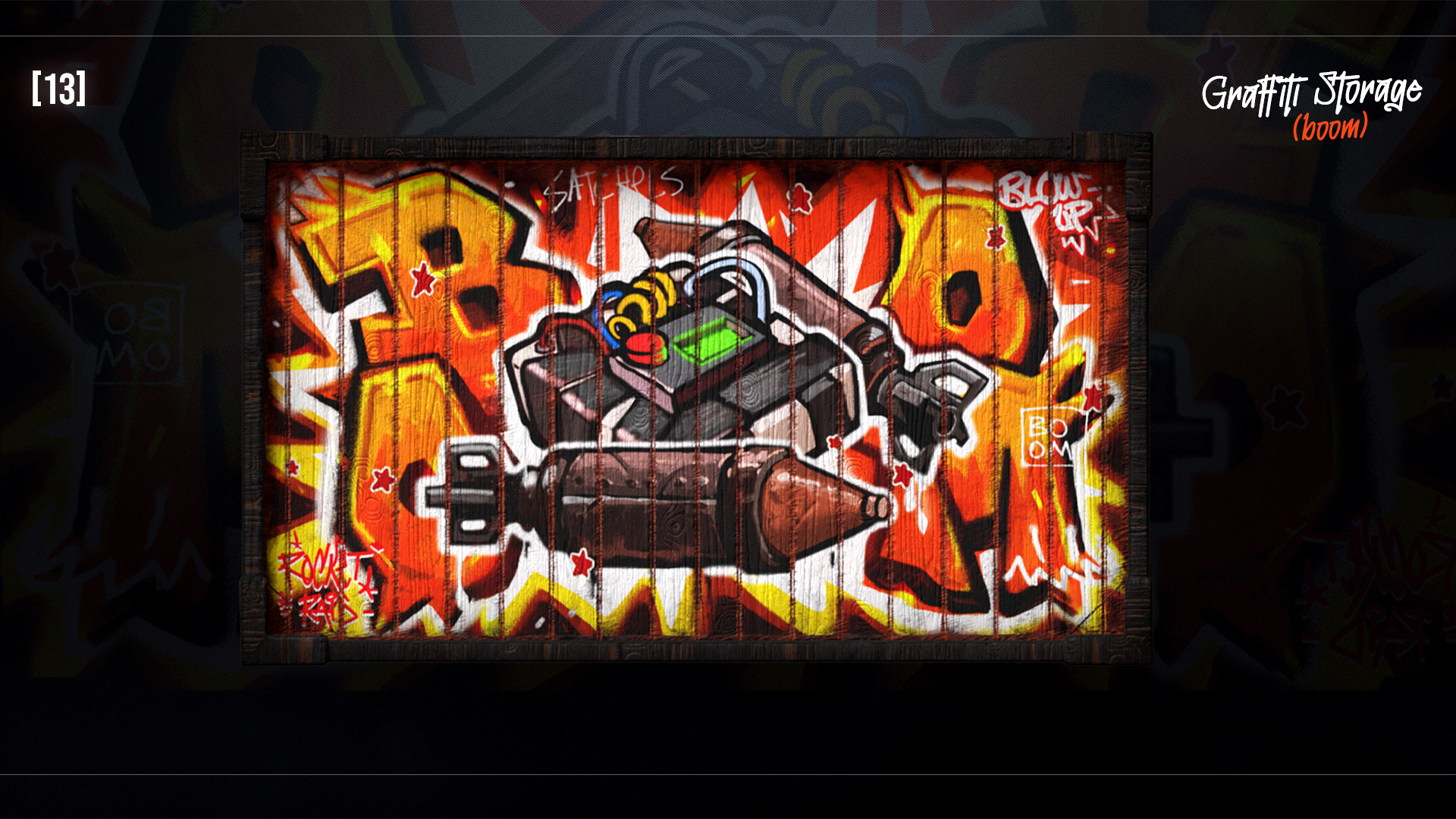 Graffiti Boom Storage