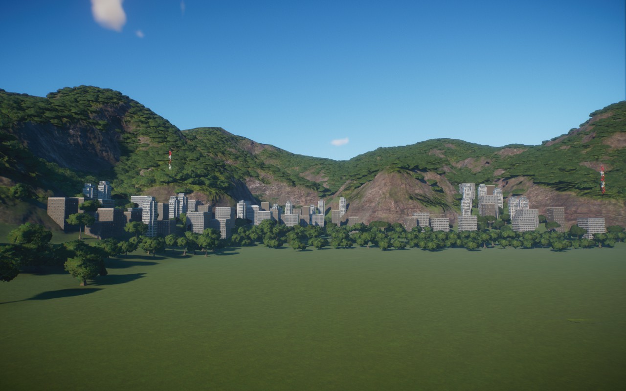 Tropical City Skirt - Sandbox Map