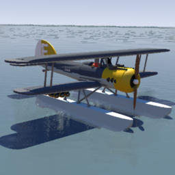 Bi-plane Float  Bomber by Uncle T