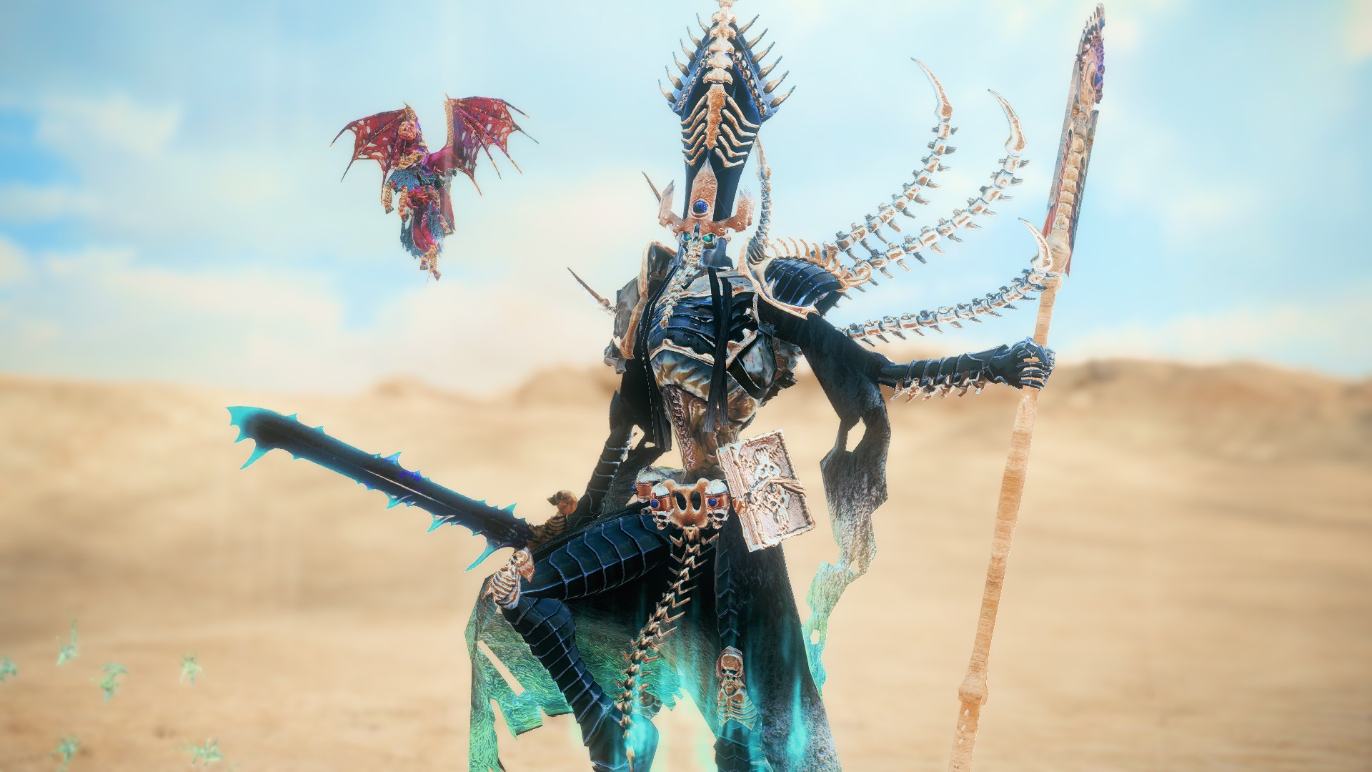 Nagash liderando huestes de no muertos